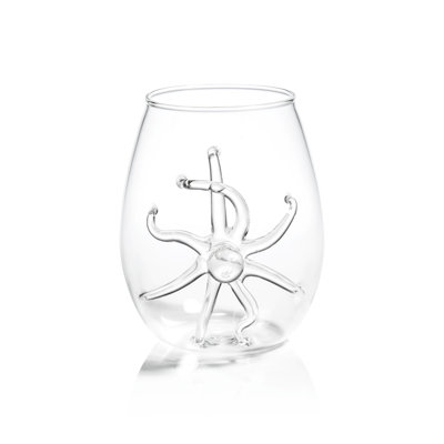 Ensemble de 6 verres à pied Octopus