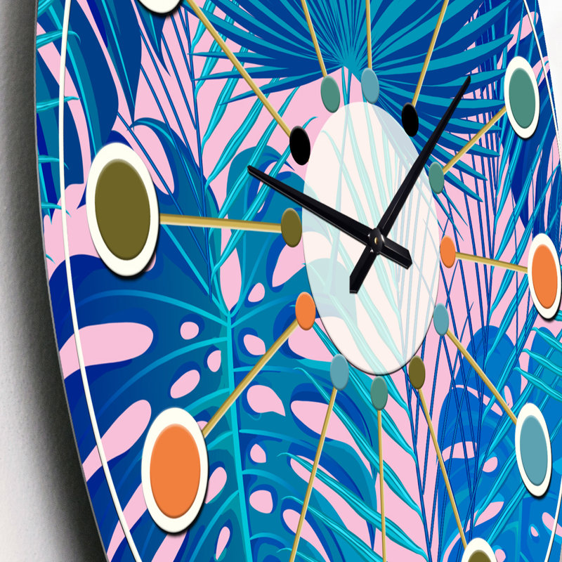 Horloge murale rétro Mid-Century, Petit