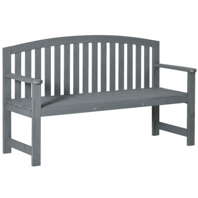 Banc en bois pour l'extérieur Outsunny