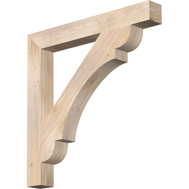 Support pour bloc olympique, Sapin de Douglas, H 46 po x l 5,5 po x P 46 po