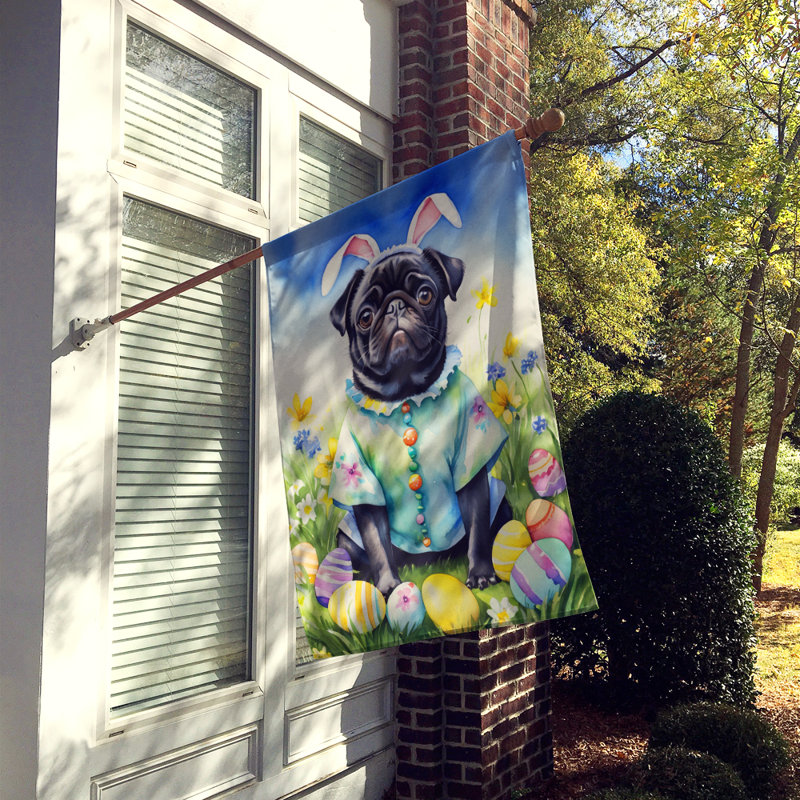 Easter Egg Hunt Double Sided 40'' H x 28'' W Polyester Easter House Flag
