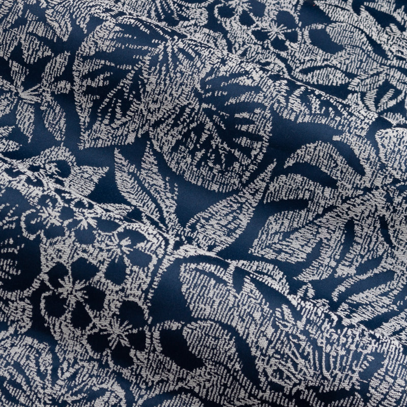 Bali Room Darkening Curtain Pair, Blue, 168 W x 183 D cm