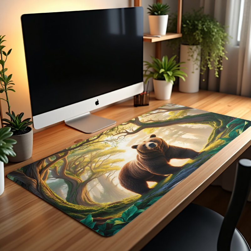 Polyester Desk Pad, 14.4x12.1