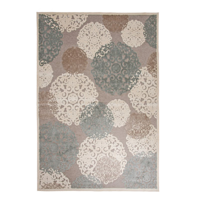 Declan Grey/Tan/Ivory Area Rug