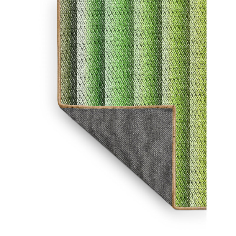 Politte Striped Indoor Rug, Rectangle 3' x 5'