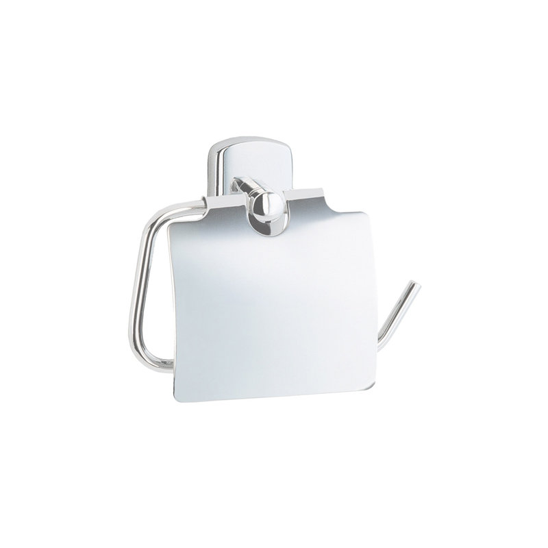 Cabin Wall Mounted Toilet Paper Holder, Polished Chrome