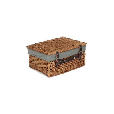 Wicker Basket with Lining