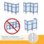 Suncast 92.5 in. W x 24 in. D Resin Outdoor Privacy Screen for Trash and AC Unit Concealment, Made in the USA (Full assembled)-20945208