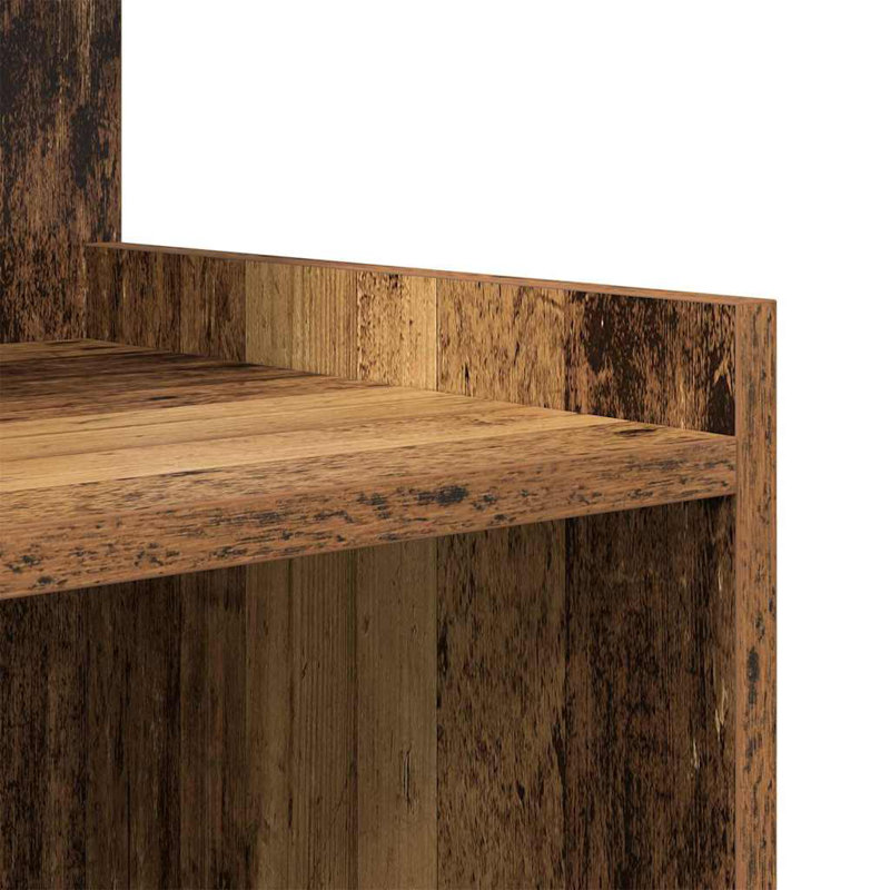 Bed Cabinet 40 X 35 X 60 Cm Particle Board, Old Wood