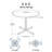 31.5''W Modern Farmhouse Round Kitchen Table, Sturdy Frame for 2-4 People-1525332835