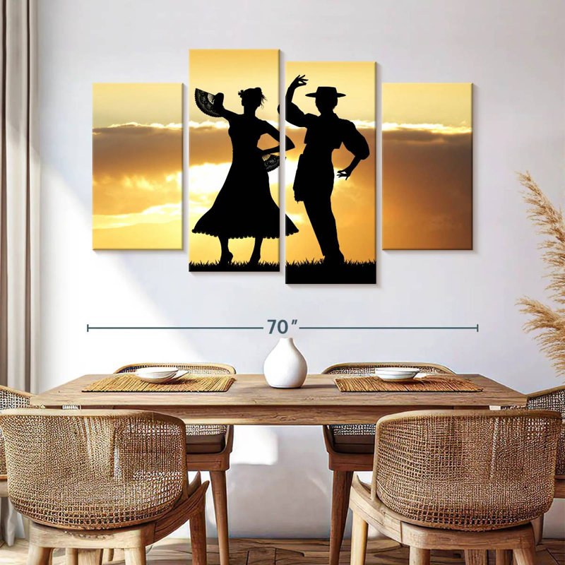 Enn Flamenco Dancers, 42" H x 68" W