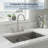 Two-Handle Gooseneck Kitchen Faucet(Set of 2)