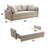 Irina Pull-Out Fabric Sleep With Storage