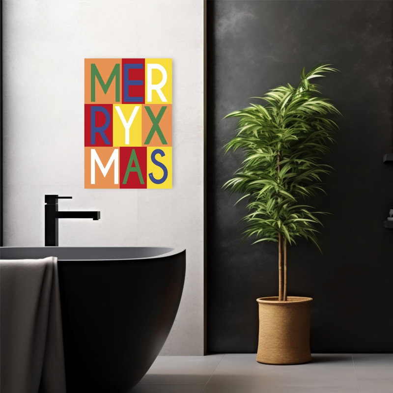 Merry Xmas, 24" H x 16" W