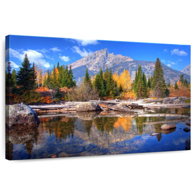 Alvord Teton On Jenny Lake