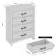 Limestone 4 - Drawer Chest of Drawers-759589264