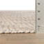 Tapis texturé en coton tissé à la main gris diamant / ivoire-232225682