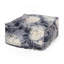 Hazel Large Square Pouf, Flower Print（ONLY OTTOMAN)