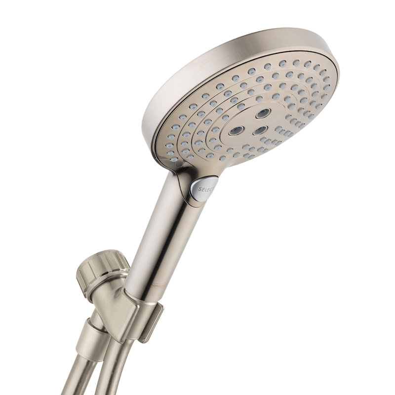 Raindance S120 Rain Handheld Shower Head with Select, Brushed Nickel