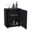 Chariot-bar Wick avec rangement intégré pour le vin, armoire spacieuse et roulettes lisses-1514558563
