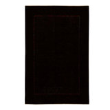 Wool Area Rug in Black