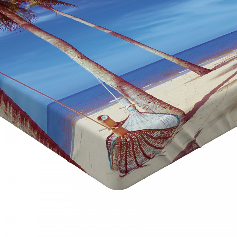 Beach Microfiber Fitted Sheet, Twin XL Fitted Sheet