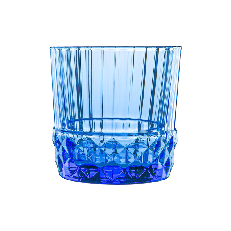 America '20s Whisky Glasses, 6, Blue, 300mL