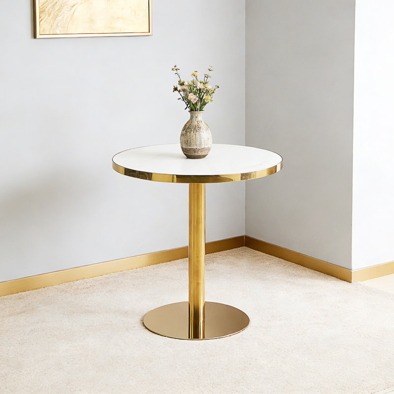 Table à piédestal moderne 31,5 pouces Mid-Century