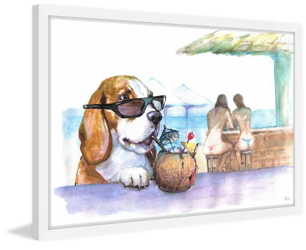 Eyre Tarney - Single Picture Frame Painting, 41cm H x 61cm W x 3.8cm D