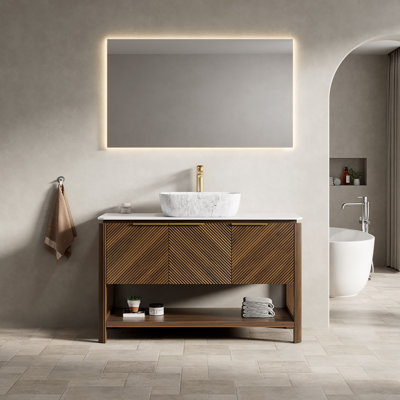 Meuble-lavabo et lavabo de salle de bain Indigo