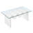 Ondine Glass Top Coffee Table In Spiced Apple-105698027