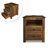 Nightstands With Charging Station, Rustic 18 Inch Bedside Table With 2 Storage Drawers And Open Shelf-1197349600-1197349607