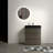 Munasar 29.9 " W Freestanding Standard 1 Single Vanity Bathroom Vanity With Solid Surface Top-1393921912