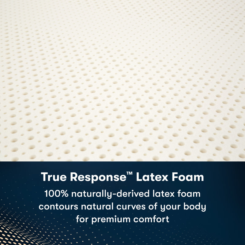 Queen Size Extra Firm Latex Foam Mattress with Cool-Touch Fabric