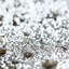 Art contemporain sur toile taupe 3, scintillant avec des paillettes et des roches naturelles pour un look captivant