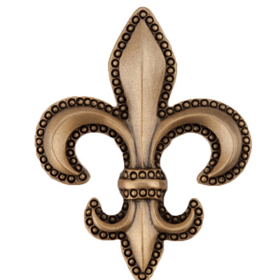 Fleur-De-Lis Cabinet Knob