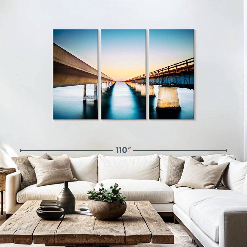 Lilie Florida Keys Seven Mile Bridge, 48" H x 74" W