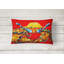 Coussin décoratif intérieur/extérieur fat et sassy crab
