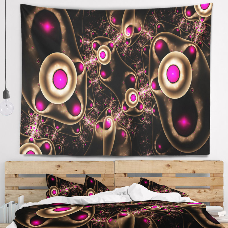 Tapisserie de conception abstraite abstract 3d artful, H 50 po x l 60 po