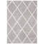 Tapis géométrique gris / crème Keana-201620003