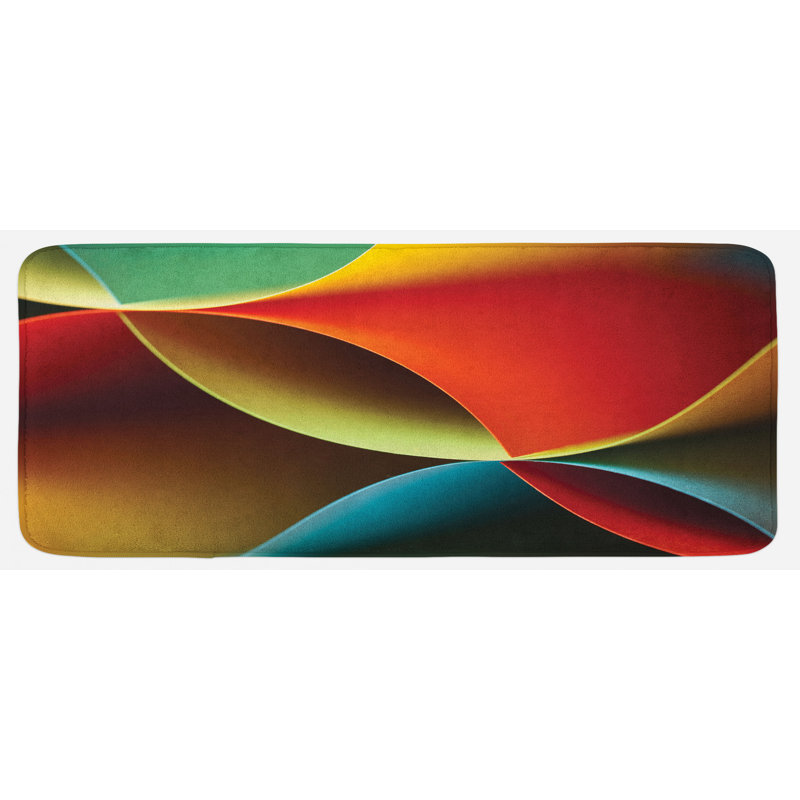 Tapis de cuisine abstrait