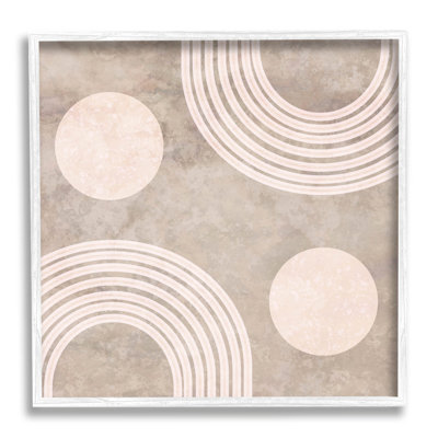" Beige Arch Geometric Shapes " by Lil' Rue