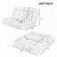 Canapé-lit convertible double escamotable-1377076130