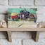 The Caravans, Gypsy Encampment Near Arles, 1888 Abstract Contemporary Horse Animal Wall Art Print 1 Piece Wrapped Canvas Wall Art-1985019827
