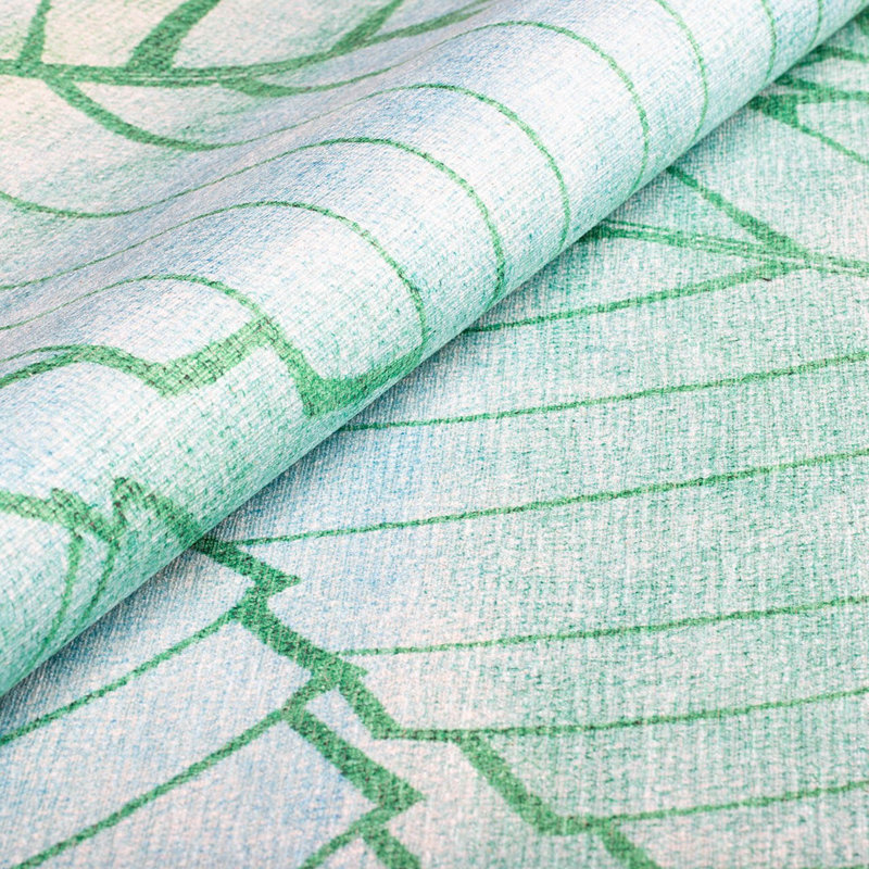 Tapis lavable en machine Premium, 4,6 x 6,2 pieds, 100% polyester, 1850 g / m² | Hauteur des poils: 0,2 po | Poly-coton écologique recyclé | Parfait pour le salon, la chambre à coucher et les endroits très passants