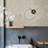 Solid Wood, Fibreglass Wall Clock-49381032