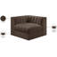 Chaise d'angle rembourrée en tissu Rummi-123507407