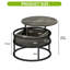 Lift Top Round Coffee Table with Storage-803601842-803601845-803601847