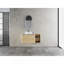 Meuble-lavabo mural 42 po avec lavabo d'art en céramique et 1 tablette de rangement, 2 portes à fermeture douce, contreplaqué-129865228