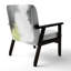 Chaise d'appoint abstraite à formes modernes et transitionnelles - fauteuil gris lime texturé II-1119896991